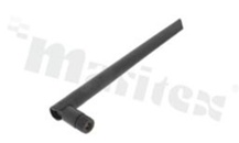 Antena; prętowa łamana; LTE; 698-2700MHz; 5.0dBi; VSWR<2.5; liniowa; dookólna; SMA; przykręcana; fi13x200mm; czarny