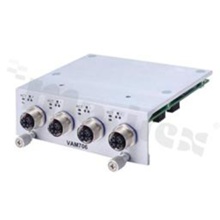 Value-added module with 4 M12 X-coded GbE LAN and PoE
