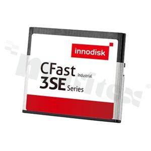 Karta CFast 3SE; Innodisk; pojemność 4-64 GB; SATA III 6.0 Gb/s; typ SLC; temperatura pracy 0+70 st. C lub -40+85 st. C
