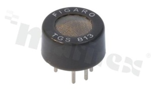 Półprzewodnikowy czujnik gazów palnych (metan, propan, butan, wodór); zakres: 500-10000ppm; zasilanie: 5V; pobór prądu: 835mW