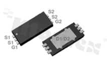 Tranzystor: N+N-MOSFET; unipolarny; 20V; 20A; 0.0096ohm; 27W; dioda ESD; -55+150 st.C; SMD; PPAK2X5