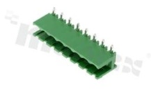 Pluggable terminal block; pitch 5.08mm; 8-ways; male; R/A pin header; open type; UL 300V/15A; TUV:320V/20A