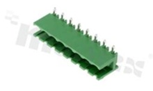 Pluggable terminal block; pitch 5.08mm; 8-ways; male; R/A pin header; open type; UL 300V/15A; TUV:320V/20A
