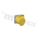 Connector: supply AC 3-phase; socket; female; 16A; 130VAC