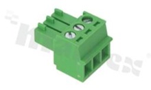 Listwa zaciskowa rozłączalna; w rastrze 3.50mm; 3-torowa; żeńska; na przewód 0.5-1.50mm2(28-16AWG); kierunek wtykania równoległy do osi przewodu; styki z fosforobrązu; mosiężna klatka przewodu; UL 300V/8A