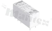 Electromagnetic relay; contact rating current 8A; coil voltage 12VDC; 2 changeover contact (2P); coil power 400-480mW; 8A/24VDC; 8A/250 VAC