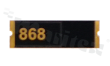 Antena; chipowa; ISM; 855-880MHz; 0dBi; VSWR<2.7; liniowa; dookólna; SMD; 10x3.2x0.6mm