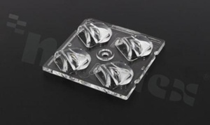 Lens C14116_STRADA-2X2-PX, asymmetric, for LED, Ledil