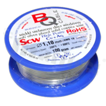 Silver coated copper wire; diameter 1.10mm; SWG 19; -40+105 deg.C; 11.5m; 100g.