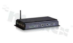 Embedded system; VIA Nano X2 1.2GHz processor; up to 8GB RAM; SATA; mSATA; 2x LAN; Mini HDMI; VGA; 5x USB; 3xCOM; DIO; SIM slot; Audio; 2x mPCIe; supply 9-30 V; operating temperature: -10+60C