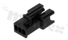 Crimp terminal housing; pitch 2.50mm; 3-contacts; male; applicable wire AWG#28-22; 250V/3A