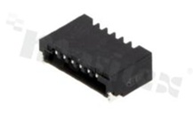Złącze Non-ZIF do PCB; w rastrze 1.00mm; 6-stykowe; montaż: SMD; poziome