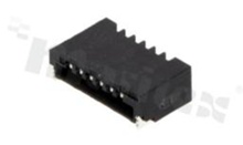 Złącze Non-ZIF do PCB; w rastrze 1.00mm; 6-stykowe; montaż: SMD; poziome