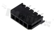 Header for PCB; pitch 3.00mm; 4-contacts; THT; male; top entry; 250V/5A