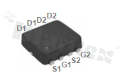 Tranzystor: N+P-MOSFET; unipolarny; 30V/-30V; 7A/-4A; 0.024ohm/0.064ohm; 2W; -55+150 st.C; SMD; PPAK3X3