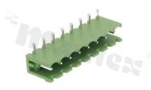 Pluggable terminal block; pitch 5.08mm; 8-ways; male; r/a pin header; open type; UL 300V/15A, TUV 320V/20A