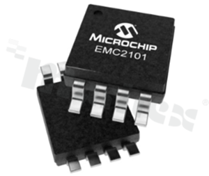 Czujniki temperatury do montażu na płycie; MICROCHIP; EMC2101-R-ACZL-TR; ANALOG, Digital; MSOP; Surface Mount; 3 V - 3.6 V