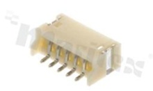 Header for PCB; pitch 1.50mm; 5-contacts; SMD; male; side entry; 50V/1A