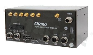 Industrial EN50155 IEEE 802.11 a/b/g/n 4G LTE Cellular Router with 2x10/100/1000Base-T(X); M12 connector; operating temperature -25+70 deg.C; supply 12...48VDC; connector M23