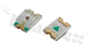 Dioda LED sygnalizacyjna; SMD; obudowa 0805; niebieski; 467nm; 130mcd/10mA; 2.6-3.4V; water clear; 140 stopni; 2.0x1.25x0.68mm