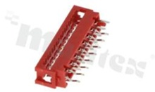 Low profile IDC connector; pitch 1.27mm; 16-contacts; flat cable AWG#26-#28; 1.5A 230V AC/DC 