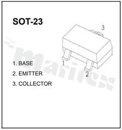 Transistor: NPN; bipolar; 30V; 0.1A; 200mW; -55+150 deg.C; SMD; SOT23