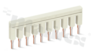 Bridge for 2002 series through-hole terminal block; 10-track; light grey; 800V/25A