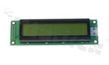 Wyświetlacz LCM; LCD znakowy; 20x2 znaków; STN Y/G z podświetleniem LED; zasilanie 3V; kąt patrzenia 6:00, wymiary ekranu 66x16 mm; dodatkowa czcionka Cyrilica;