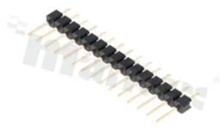 Pin Header; pitch 2.54mm, 1x15 pins, assembly: THT; male; straight; single row