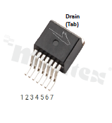 Tranzystor N-MOSFET SiC; unipolarny; 1200V; 65mOhm; -40+175 st.C; SMD; TO-263-7 XL