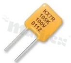 Kondensator ceramiczny; 100nF; 100V; r=2.5mm; 10%