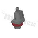 432EBS6W; Gniazdo panelowe; zasilające AC 3-fazowe; męskie; 32A; 250VAC; IP67; seria Easy&Safe