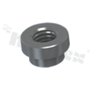 Threaded standoffs; steel, tin plate; ext. diameter 5.6mm; int. thread: 2-56; height 1.57mm; SMT