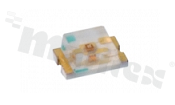 LED; SMD; obudowa 1206; pomarańczowy; 600-610 n 160-220mcd/20mA; 1.8-2.4V; water clear; 130 stopni; 3.2x1.6x0.68mm