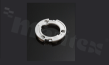 Holder do diod LED COB; kąt rozsyłu: - stopni FWHM; ilość diod: 1; rozmiar: okrąg 49mm; wysokość: 6.8mm; rodzaj materiału: PC; sposób mocowania: śruby