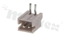 Header for PCB; pitch 1.50mm; 2-contacts; THT; male; side entry; 50V/1A