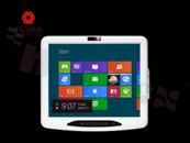 Komputer panelowy; 19"; SXGA(1280x1024); Core i5-7442EQ; RAM: 4GB; 3xCOM; 5xUSB; 2xLAN; Audio; SATA/M.2 SSD; DP; temp.pracy: -20+60C