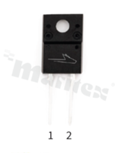 Dioda Schottky SiC; 600V; 4A; 37W; 1.5V; 295pF; -55+175 st.C; THT; TO-220-F2