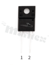 Dioda Schottky SiC; 600V; 4A; 37W; 1.5V; 295pF; -55+175 st.C; THT; TO-220-F2
