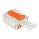 Wtyk 1-przewodowy; Push-in CAGE CLAMP; 1.5mm2;  raster 3.5mm; 12-bieg; płytka uchwytowa z nadrukiem bezpośrednim; jasnoszary; 50szt