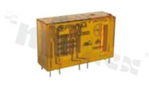 Przekaźnik elektromagnetyczny; prąd znamionowy 6A; napięcie cewki 12VDC; DPST-NO+ DPST-NC (2NO+2NC); 6A/30VDC; 6A/250VAC