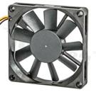 Wentylator; DC; 12.0VDC; 80x80x15mm; 1.44m3/min; 42.0dB.