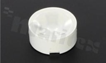 Soczewka do diod LED high power; kąt rozsyłu: 38.1 stopni FWHM; ilość diod: 1; rozmiar: okrąg 22.40mm; wysokość: 9.93mm; rodzaj materiału: PMMA; sposób mocowania: taśma; ramka