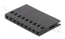 FPC Housing; pitch 2.54mm, 9 pins; female