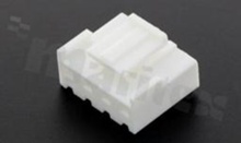 Crimping terninal housing, 4 contacts, 3,96mm pitch, with locking mechanism, applicable wire AWG #16-#22, 250V/7A