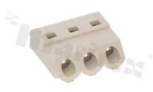 Spring; SMD; LED; connector; 3-contact; AWG18-24; works with CLED2060-3M