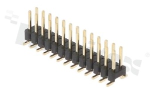Listwa stykowa do PCB; w rastrze 2.54mm; 2x13 styków; montaż: SMD; męska; prosta; dwurzędowe