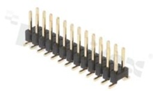 Pin Header; pitch 2.54mm; 2x13 pins; assembly: SMD; male; straight; double row