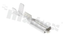 Flat connector; female; 2.8mm; 0.5mm; for wire AWG22-18(0.75-1.5mm2 wire); brass; unisolated