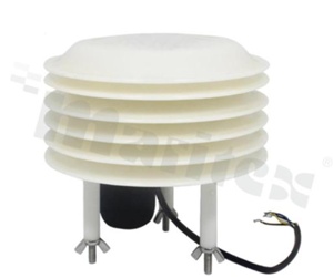 Ammonia sensor with radiation shield; range: 0-100ppm; resolution 1ppm; output: 0-10V; power supply: 10-30VDC; product material ABS; cable 3m